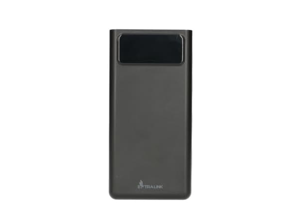 Extralink EPB-114 - Strömförsörjningsbank - USB-C - 50000 mAh - 10 Watt - 2.1 A - 4 utdatakontakter (2 x USB, 2 x 9-stifts USB typ A) - svart