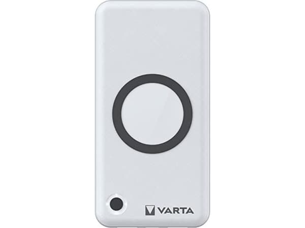 Varta - Trådløs nødlader - 2-i-1 - Li-pol - 15000 mAh - 55.5 Wh - 20 watt - 3 A - PD, QC 3.0 - 3 utgangskontakter (2 x USB, 24 pin USB-C)