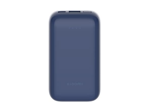 Xiaomi PB1030ZM - Pocket Edition Pro - tehopankki - 10000 mAh - 36 Wh - 33 Watt - 3 A - pikalataus - 2 ulostuloa (USB, 24-nastainen USB-C) - sininen