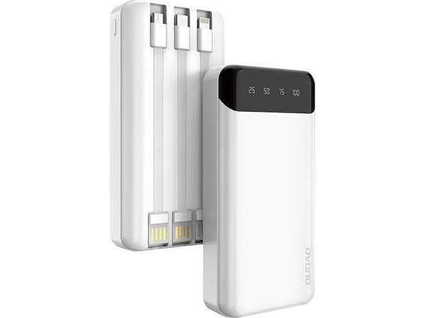 Powerbank Dudao K6 Pro+ 20000mAh Hvit og svart