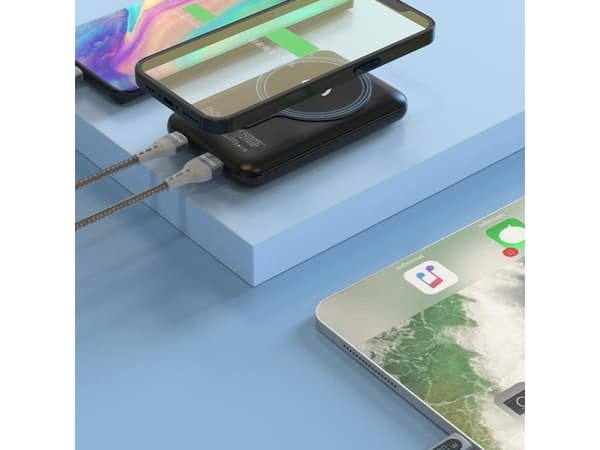 Dudao TGK1 10000mAh Powerbank Marineblå