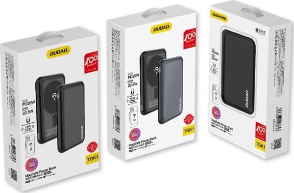 Dudao TGK1 10000mAh Powerbank Marineblå