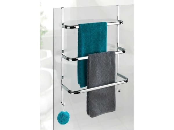 WENKO 24025100, Kromi, Terästä, Kylpyhuone, 3 hyllyä, 545 mm, 215 mm