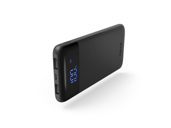 Hama LED10, 10000 mAh, litiumpolymer (LiPo), antrasitt Antrasitt