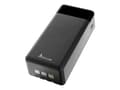 Pikkukuva 1 / 5: Extralink EPB-124 - Powerbank - 30000 mAh - 22,5 Watt - 4,5 A - Pikalataus - 5 ulostuloa (4 x USB, 24-nastainen USB-C) - lajittelu - lajittelu