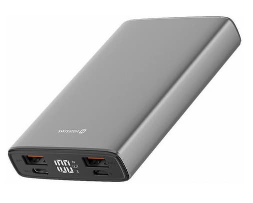Swissten 22013915, 10000 mAh, Grå Grå