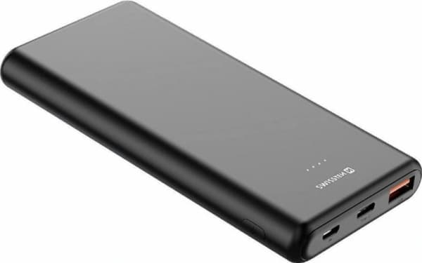 Swissten 22013912, 10000 mAh, Sort