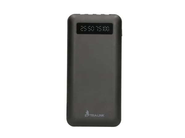 Extralink EPB-083 - Strømbank - 10000 mAh - 10 watt - 2.1 A (USB) - svart