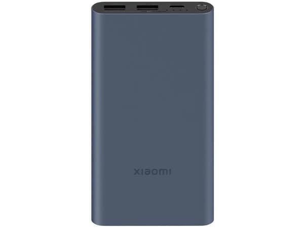 Xiaomi PB100DPDZM - Strømbank - 10000 mAh - 22.5 watt - 3 A - PD, QC 3.0 - 3 utgangskontakter (2 x USB, 24 pin USB-C) - blå