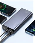 Miniatyrbild 1 av 7: Power bank 65WPRO för smartphone och bärbara datorer, 30000mAh, Quickcharge, 1 USB-C, 2 USB-A