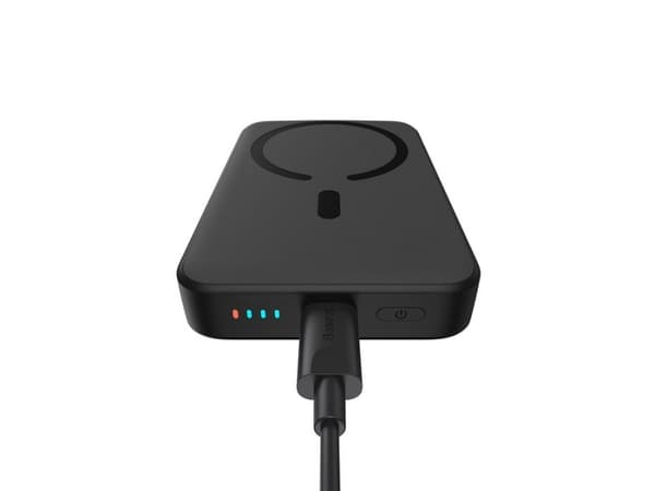Baseus Magnetic Mini, 10000 mAh, Trådløs lading, 20 W, Sort