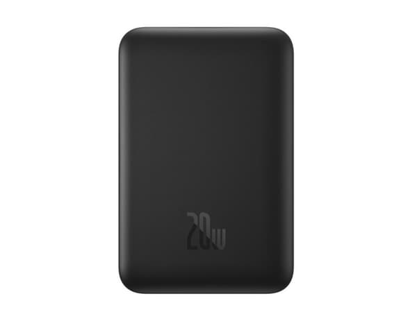 Baseus Magnetic Mini, 10000 mAh, Trådløs lading, 20 W, Sort