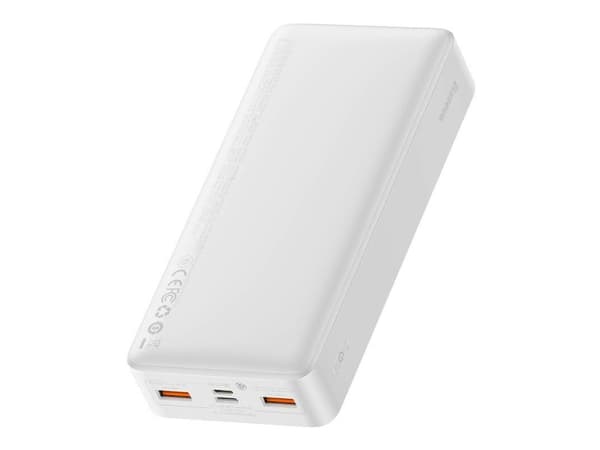 Baseus Bipow 20000 mAh 2xUSB USB-C 20W hvit