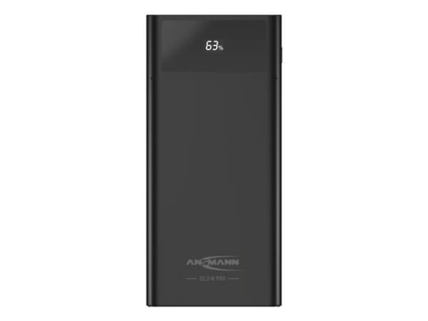 Ansmann 1700-0153, 24000 mAh, Lithium-Ion (Li-Ion), Quick Charge 3.0, SuperCharge, 3,7 V, 22,5 W, Sort