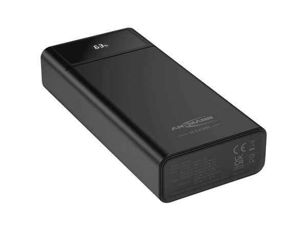 Ansmann 1700-0153, 24000 mAh, Lithium-Ion (Li-Ion), Quick Charge 3.0, SuperCharge, 3,7 V, 22,5 W, Sort