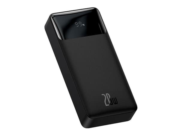 Baseus PPDML-M01, 20000 mAh, litiumpolymer (LiPo), 3,7 V, 20 W, Sort Sort
