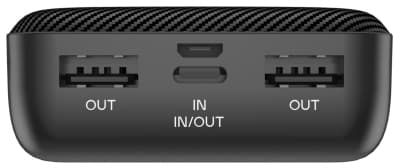 RealPower Powerbank PB-10000 SE schwarz 10.000mAh