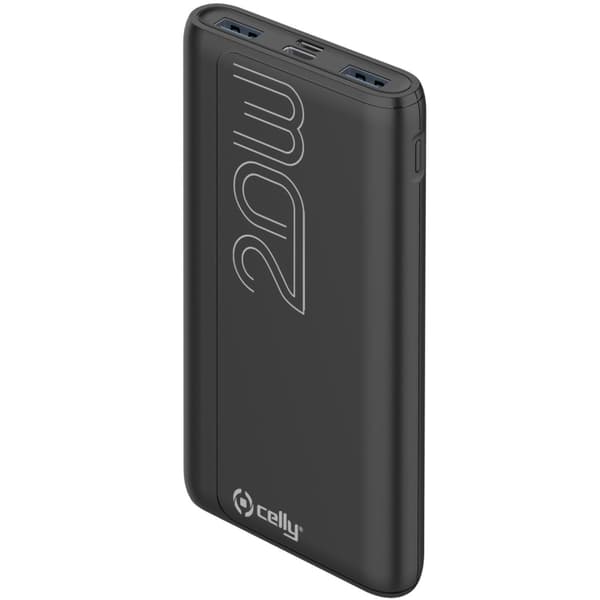 Celly PowerBank PD 20W 10.000 mAh Svart