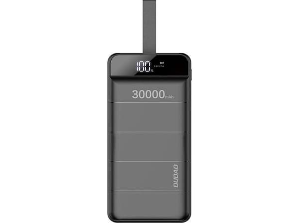 DUDAO K8s+ powerbank 30000mAh 10 Watt sort