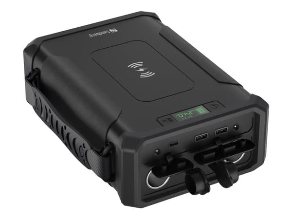 Sandberg Active Survivor 8in1 - Strømbank + AC-strømadapter + bilstrømadapter 32700 - 96000 mAh - 307.2 Wh - 180 watt - 5 A - PD, QC - 4 utgangskonta
