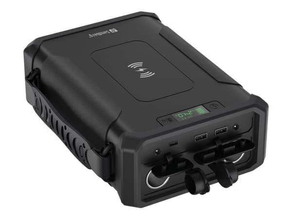 Sandberg Active Survivor 8in1 - Strømbank + AC-strømadapter + bilstrømadapter 32700 - 96000 mAh - 307.2 Wh - 180 watt - 5 A - PD, QC - 4 utgangskonta