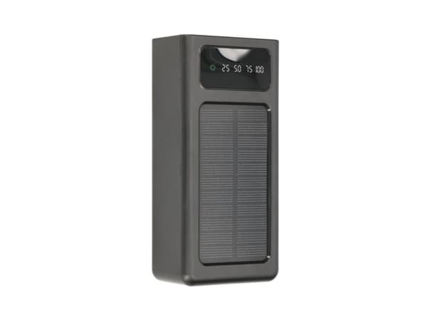 Extralink EPB-093 - Strømbank - 30000 mAh - 10 watt - 2.1 A - 3 utgangskontakter (2 x USB, 24 pin USB-C) - svart