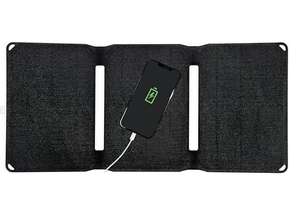 4smarts Panel słoneczny VoltSolar 20W 2x USB-A Musta 456216 musta