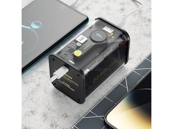 Powerbank Dudao Dudao powerbank 20000mAh 1xUSB-A / 1xUSB-C 22.5W PD czarny (K16Pro)