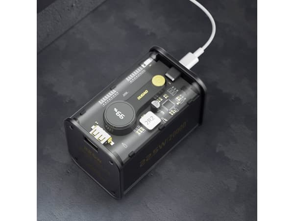 Powerbank Dudao Dudao powerbank 20000mAh 1xUSB-A / 1xUSB-C 22.5W PD czarny (K16Pro)