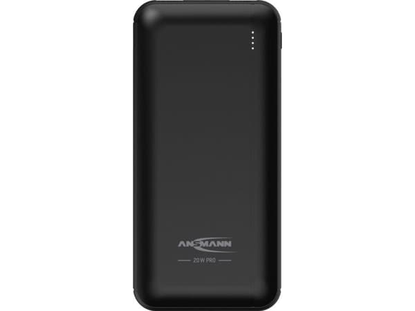 Ansmann PB320PD, 20000 mAh, Lithium Polymer (LiPo), Quick Charge 3.0, 3,7 V, Sort