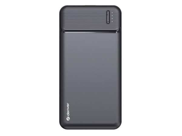 DENVER PBS-30007 - Strømbank - 30000 mAh - 2 A - 2 utgangskontakter (2 x USB)