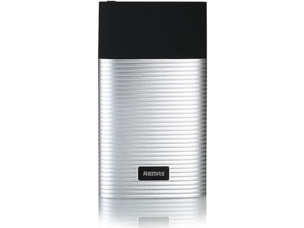 Remax RPP-27, Sort, Sølv, Universell, ABS syntetisk, Polykarbonat (PC), Lithium Polymer (LiPo), 10000 mAh, DC