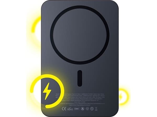 3MK MagSynergy Powerbank 10000mAh langattomalla latauksella MagSafe