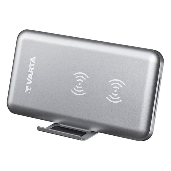Trådløs powerbank 2000 mAh - Sølv