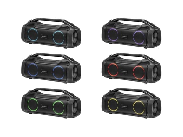 DEFENDER BEATBOX 50 BLUETOOTH-HØJTTALER 50W BT/RGB/TF/TypeC/IPX5/PWB