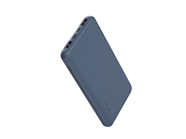 Trust 25028, 10000 mAh, Lithium-Ion (Li-Ion), 3,7 V, 15 W, Blå