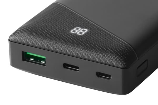 Powerbank 10 000 mAh snabbladdning 1x USB-A  1x USB-C
