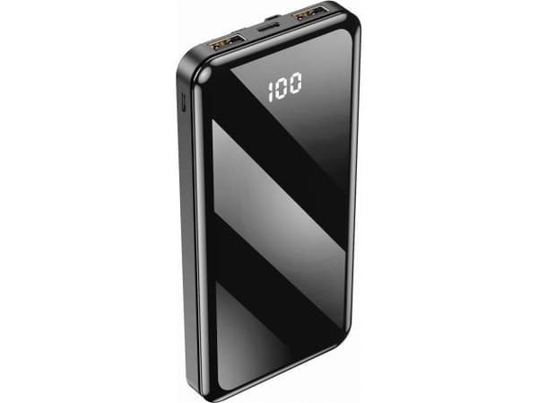 TelForceone Forever strømforsyningsenhet TB-411 ALLin1 10000 mAh med kabler USB-C + Lightning + microUSB svart