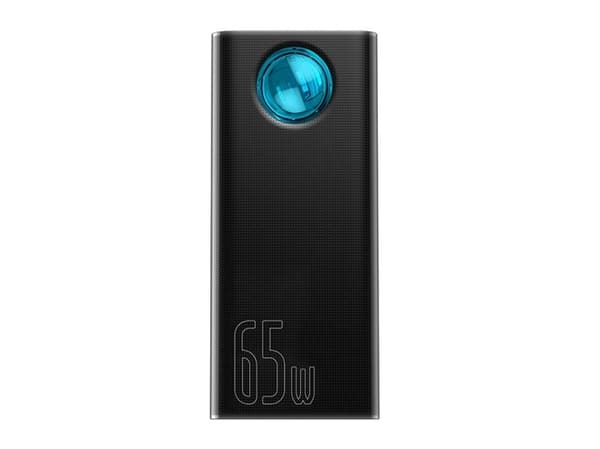 BASEUS POWERBANK AMBILIGHT 30000MAH, 4XUSB, USB-C Sort