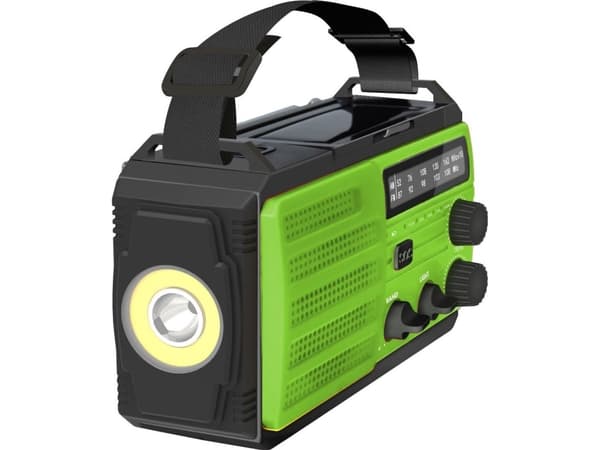 Radio Mozos MOZOS MD-091 FM/AM radio bærbar solcellebatteri strømbank