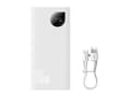 Miniatyrbilde 1 av 2: Baseus Powerbank Hurtiglading Power Bank Baseus Adaman2 10000mAh 30W (hvit)