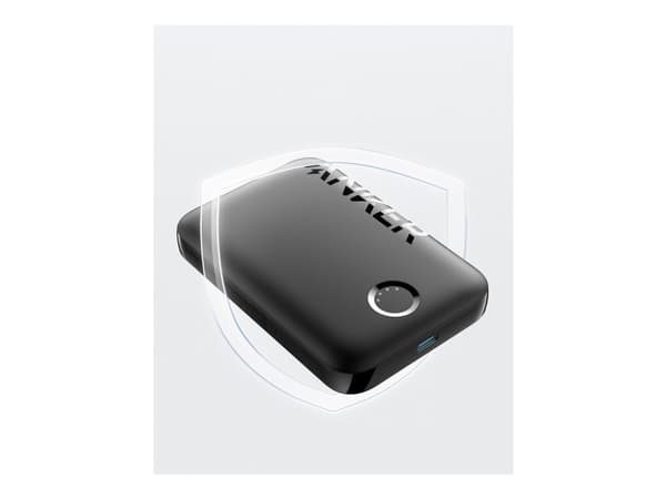 Anker MagGo PowerCore 5000 - Trådløs nødlader - magnetmontering - 5000 mAh - 7.5 watt - Fast Charge, PD - svart