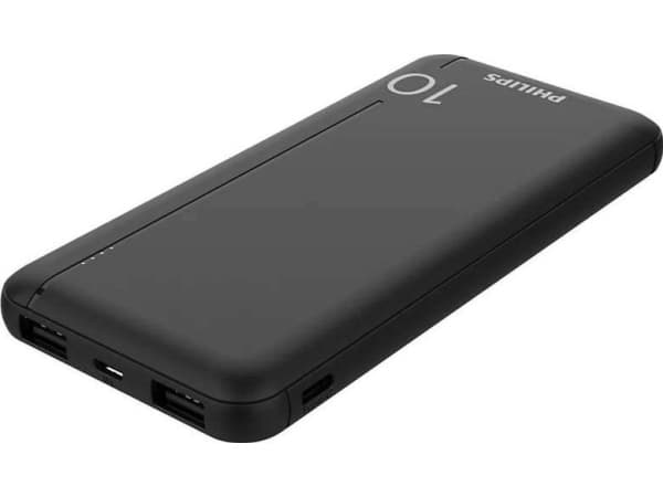 Philips Powerbank 10.000mAh. Sort