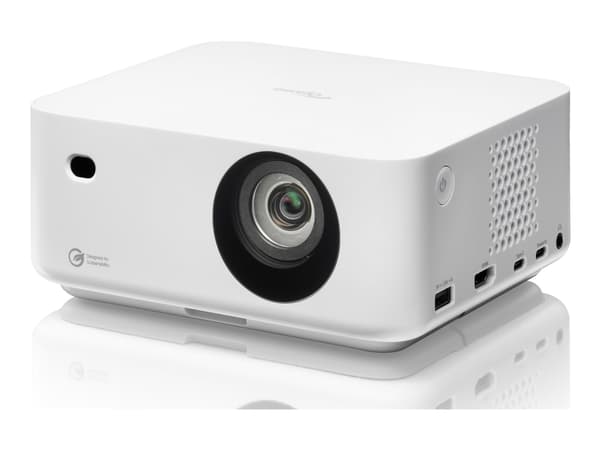 Optoma ML1080 - DLP-projektor - laser - bärbar - 1200 lumen - Full HD (1920 x 1080) - 16:9 - 1080p - fast objektiv med kort kastavstånd - vit