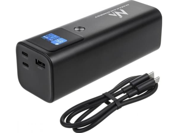 Maclean MCE335 Mobile Battery Power Bank 24600mAh Power Delivery (PD) 140W Rask/Rask/Superlading 88,56Wh 2x Typ-C USB