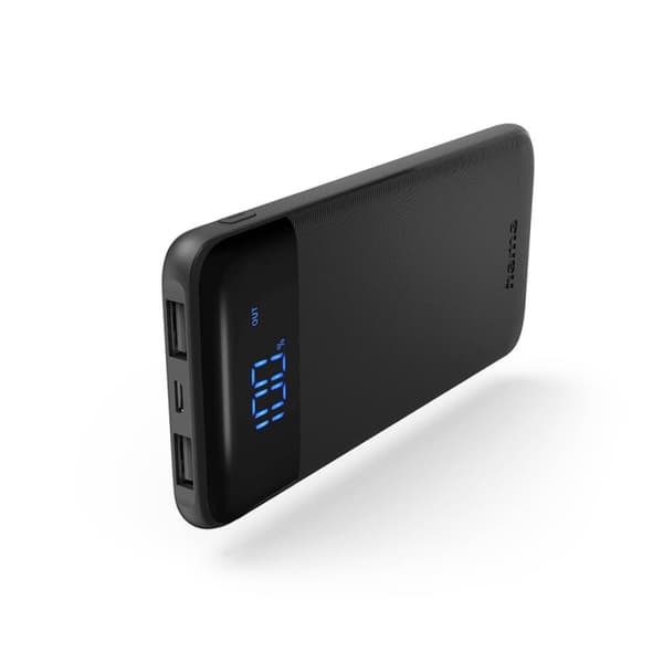 Hama Powerbank Led 10000mAh Antrasitt Antrasitt