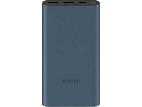 Xiaomi PB100DPDZM - Strömförsörjningsbank - 10000 mAh - 22.5 Watt - 3 A - PD, QC 3.0 - 3 utdatakontakter (2 x USB, 24 pin USB-C) - blå