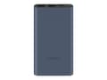 Miniatyrbild 1 av 5: Xiaomi PB100DPDZM - Strömförsörjningsbank - 10000 mAh - 22.5 Watt - 3 A - PD, QC 3.0 - 3 utdatakontakter (2 x USB, 24 pin USB-C) - blå