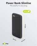 Pikkukuva 6 / 8: Goobay Powerbank Slimline 10.000 mAh Kraftfulla 10.000 mAh med statusdisplay