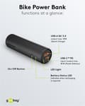 Miniatyrbillede 8 af 8: Goobay Bike Powerbank 5.0 (5.000 mAh) lille, tynd og handy bar powerbank med en kapacitet på 5.000 mAh til montering på cyklen